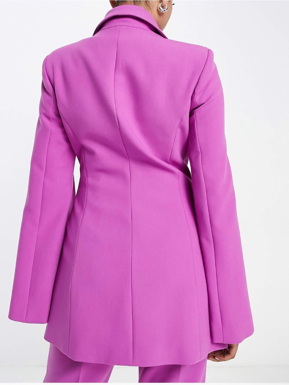 ASOS Purple Double-Breasted Blazer and Pants Matching Set - Picture 8 of 11